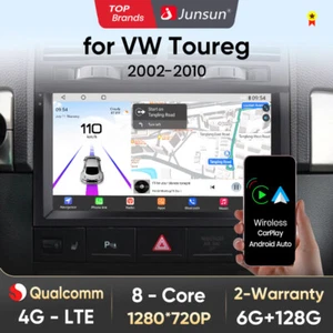 Für VW Touareg 7L 2002-2010 9"Android 13 Autoradio 6+128GB CarPlay GPS NAVI DAB+ - Bild 1 von 13