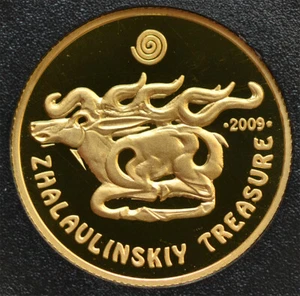 'Tesoro de Zhalaulinskiy' KAZAJSTÁN 100 Tenge 2009 oro fino - Imagen 1 de 2