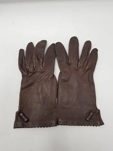 Guantes de conducción marrones vintage sin marca - talla mediana/grande ver fotos - Imagen 1 de 3