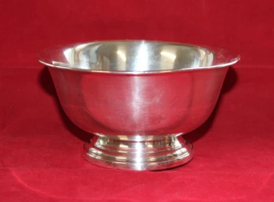 Preisner 6" Paul Revere Bowl #160 Sterling 183.7g - Image 1 of 4