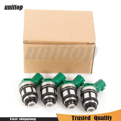 4PCS Fuel Injectors OEM JS4D-2 For 1996-04 Nissan Xterra Frontier Pickup 2.4L l4 - Image 1 of 4