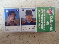 NOLAN RYAN KRAFT MACARONI & CHEESE BASEBALL CARD BOX SEALED