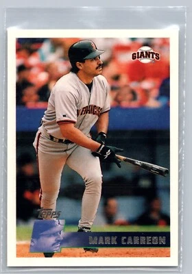 1996 TOPPS CARD # 74 Mark Carreon - San Francisco Giants - Image 1 of 2