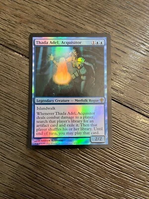 Magic The Gathering Thada Adel, Acquisitor Foil Worldwake #40 NM - Image 1 of 4