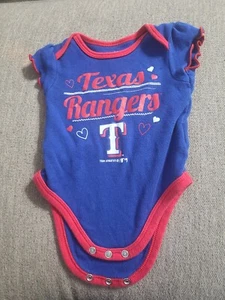 Pagliaccetto intero Texas Rangers MLB squadra atletica bambino - Foto 1 di 2
