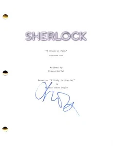 Andrew Scott Signed Autograph Sherlock Full Pilot Script Screenplay Jim Moriarty - Picture 1 of 2
