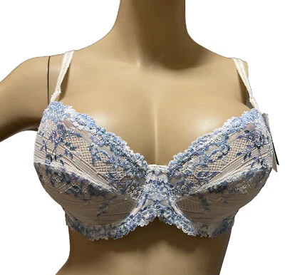 Wacoal Sujetador Panty Set Abrazo Encaje 36D 36 D Panty Mediano Foto 1 de 4