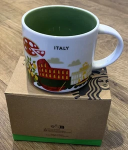 Starbucks ITALY You Are Here (YAH) Mug 414ML/14OZ NEW & BOXED 'Free Post' - Picture 1 of 5