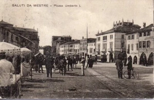 CARTOLINA Mestre Piazza Umberto I 1917 postcard n. 131 - Bild 1 von 1