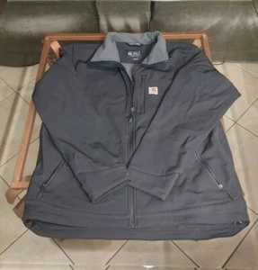 Carhartt Men's Rain Defender Relaxed Fit Softshell Jacket Black XL # OJ2199M - Picture 1 of 16