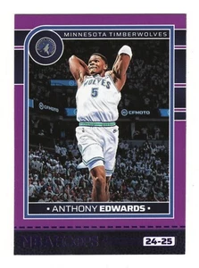 2024-25 Panini NBA Hoops Purple Anthony Edwards #181 - Picture 1 of 2