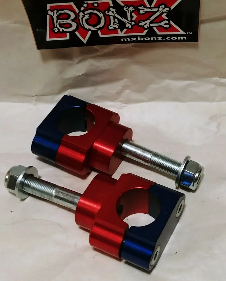 BAR MOUNTS SUZUKI RMZ 250 2004-2020 RM-Z250 HANDLEBAR CLAMPS 1-1/8" 28mm FAT BAR - Image 1 of 1