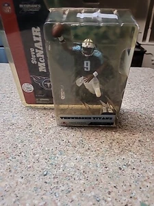 McFarlane Steve McNair Titans Blue Jersey Series 8 Figure NFL New Rare Tennessee - Picture 1 of 8