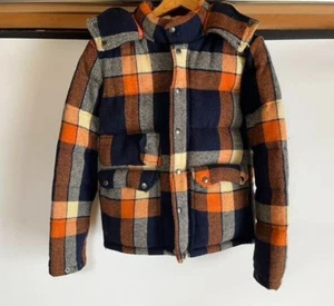 THE NORTH FACE PURPLE LABEL × HARRIS TWEED Men's Size S Down Jacket F/S - Picture 1 of 7