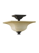 FEISS AMERICAN FOUR SQUARE COLLECTION SEMI FLUSH SF236ORB