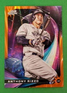 Anthony Rizzo 2022 Topps Cosmic Chrome Star Gaze rifrattore arancione #d 6/25 - Foto 1 di 2