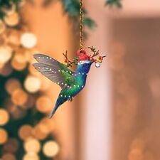 Hummingbird reindeer light Christmas Ornament, tree Christmas Ornament