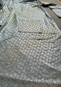 SMALL LuLaRoe SARAH ELEGANT gray GOLD SILVER holiday cardigan duster NWT S - Picture 1 of 8