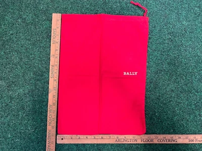 Lote de sacos de pó Bally com cordão vermelho e branco - Imagem 1 de 2