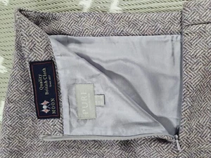 Moon Wool Pure Collection Tweed Womens Abraham Pencil Skirt UK12 Lilac/Purple - Picture 1 of 16