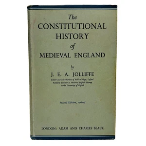 The Constitutional History Of Medieval England By JEA Jolliffe Hardcover Book - Picture 1 of 17