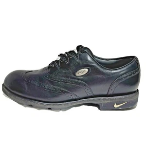 Nike Golf Kempshall Last Vintage schwarz Leder Oxford Golfschuhe Herren Größe 10 - Bild 1 von 10