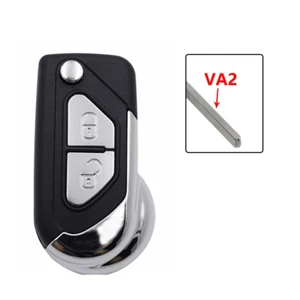 Hülle Cover Schlüssel 2 Tasten für Fernbedienung Citroen C2 C3 DS3 DS4 Berlingo Logo - Bild 1 von 7