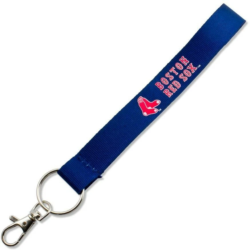 WRISTLET LANYARD KEYCHAIN MLB BASEBALL 9" KEY RING PICK YOUR TEAM SOUVENIRS - Image 1 of 1
