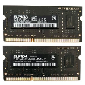 ELPIDA EBJ20UF8BDU5-GN-F 2GB DDR3 12800S 1Rx8 PC3-12800S11-10-B2 Ram (2) - Picture 1 of 5