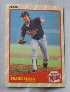 1989 Fleer SuperStars #41 Frank Viola Minnesota Twins Baseball Card - Picture 1 of 1