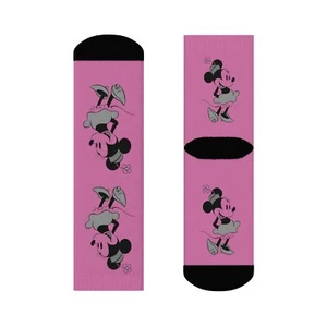 light pink 1928 Minnie Mouse inspired crew sock - Picture 1 of 5