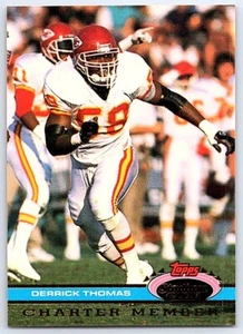 1991 Stadium Club Charter Member Derrick Thomas Kansas City Chiefs - Bild 1 von 2
