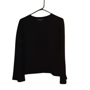 Banana Republic Milano Stichpullover Größe M Glockenärmel schwarz - Bild 1 von 7
