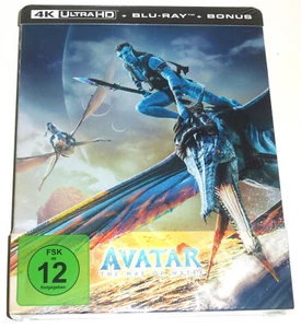 AVATAR: THE WAY OF WATER 4K UHD 3-DISC BLU-RAY STEELBOOK NEU & OVP SEALED - Bild 1 von 2
