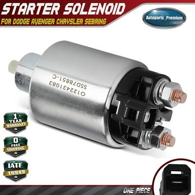 Solenoide de arranque para Dodge Avenger 1995-2000 Chrysler Sebring 1997-1999 12 voltios Foto 1 de 4