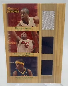 2006 Topps Trademark Moves Triple Patch - Dwyane Wade, Shaquille O'Neal + /199 - Picture 1 of 2