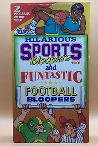 Hilarious Sports Bloopers & Funtastic Football Bloopers VHS 1991 Sports  - Picture 1 of 3