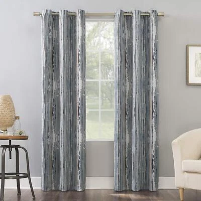 Panel de cortina ojal apagón pintura abstracta artefacto Sun Zero 40" x 84" Foto 1 de 4