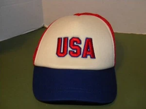 USA Hat Cap Pinwheel Color Snap Back Baseball Vintage ZARA KIDS - Picture 1 of 3