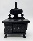 Vintage Shackman Japan Wood Pot Belly Stove Dollhouse