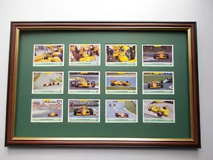 FORMEL 1 SAMMELKARTEN VON MPC AYRTON SENNA GERAHMT (B) - Bild 1 von 2