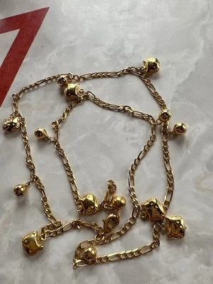 Collar Hello Kitty chapado en oro 22 pulgadas Foto 1 de 4