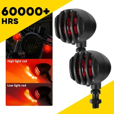 Luz trasera LED de freno de bala para motocicleta Harley Sportster 1200 883 Foto 1 de 4