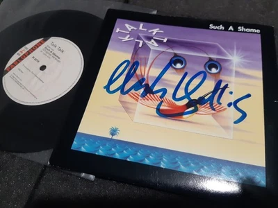 talk talk autograph vinyl 7' single 45T signed live Mark Hollis singer - Image 1 of 2