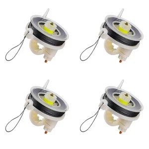 4 Pcs Trip Wire on Reusable Reel (85ft),Trip Wire for Perimeter Trip Alarm1729 - Picture 1 of 5