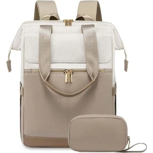 Large Capacity Backpack 16 Pockets Shoulder Bag Simple Travel Bag for Women - Bild 1 von 11