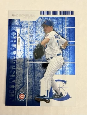 Donruss Greg Maddux Craftsmen Insert 2005 #C-7 1890/2000 Foto 1 de 2