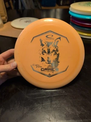 LATITUDE 64 Royal Grand GRACE New Disc Golf DISTANCE DRIVER Kristin Tattar Wolf - Image 1 of 3
