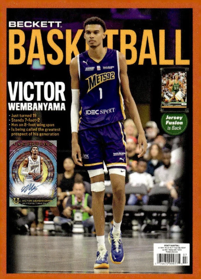 VICTOR WEMBANYAMA 2025 Dave and Adams Promo Beckett Cover ID:153211 - Image 1 of 2