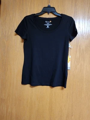 Black Short Sleeve Top. XS. NWT. C&C California. Organic Cotton.  - Image 1 of 4